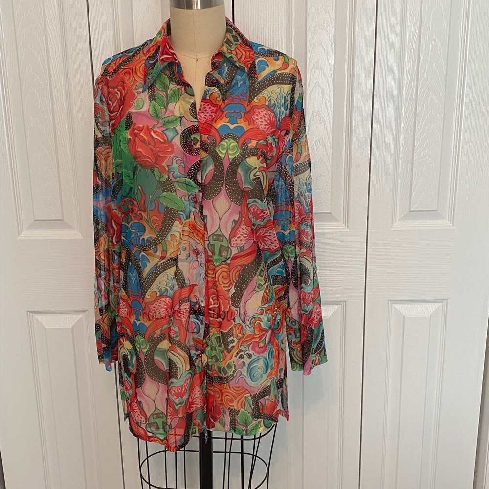 Escada Colorful Abstract Fabric